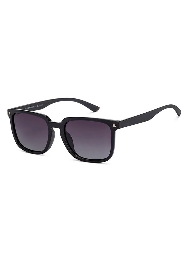 VINCENT CHASE - Full Rim Square Classics Branded Latest And Stylish Sunglasses Polarized And 100% UV Protected Unisex Large VC S16753 - Image 1