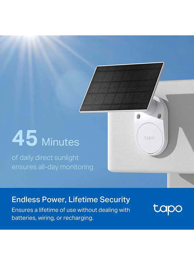 Tapo C410 KIT
Solar-Powered Security Camera Kit
Superior 2K 3MP Visuals
Wire-Free, Installs Almost Anywhere
IP65 Weatherproof - pnsku/N70076934V/45/_/1716556230/0a048a8f-b7cf-416c-988e-3117b2a73da0