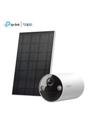 Tapo C410 KIT
Solar-Powered Security Camera Kit
Superior 2K 3MP Visuals
Wire-Free, Installs Almost Anywhere
IP65 Weatherproof - pnsku/N70076934V/45/_/1739534783/1b0cf447-f8e4-4872-88d1-4d6c66b35063