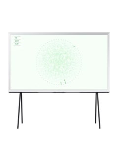 Samsung The Serif Smart TV, Lifestyle TV, 55 Inch, 2024, 360 All Round Design, Matte Display, Detachable Stand, Tizen OS QA55LS01DAUXZN Cloud White  - Image 1