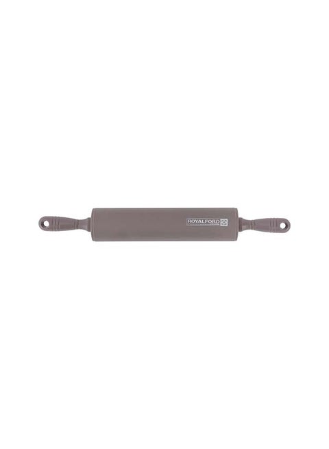 Royalford 31.5cm Rolling Pin RF12317 Silicone Roller with PP Handle, Marks and Stain-Resistant, Dishwasher Safe Ergonomic and Hygienic Design Light-Weight and Highly-Durable Multicolor 31.5cm
