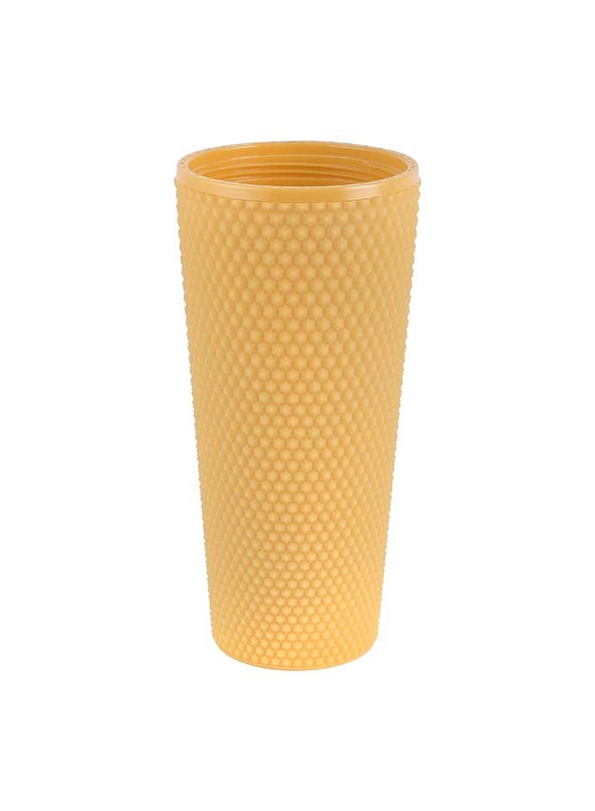 Royalford Royalford 700ml Modern Tumbler with Straw RF12150 Unbreakable Plastic with Rubber Painting Finish Tall Glass Suitable for Water, Milk, Juice, Smoothies, Milkshakes Multicolor  - Image 4