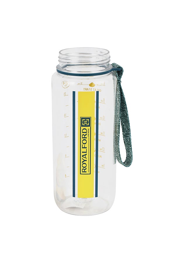 رويال فورد - Royalford 700ml Water Bottle RF12160 with Volume Tracker, Motivational Bottles with Flip Lid, PP Sipper and Straw Food-Grade and Elegant Design Multicolor - Image 1
