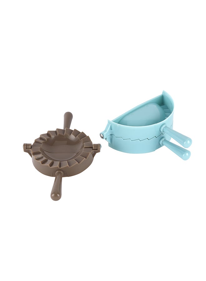 رويال فورد Royalford Dumpling Mould Set RF12275 Plastic Dumplings Maker 2 Sizes, Big and Small, with Crimped Edges, Perfect for Momos, Wontons, Samoosas, Empanada, Pastry, etc. Multicolor 12.5cm  - Image 3