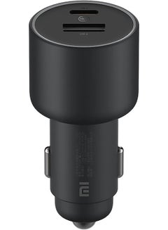 Xiaomi MI Car Charger 1A1C 100W 5V 3A Dual USB Fast Charging QC Charger Adapter- Black  - Image 1