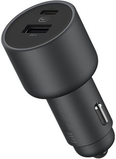 MI Car Charger 1A1C 100W 5V 3A Dual USB Fast Charging QC Charger Adapter- Black - pnsku/N70077152V/45/_/1716539575/6e0fc347-22a3-449e-a3f9-93906db8b1c4