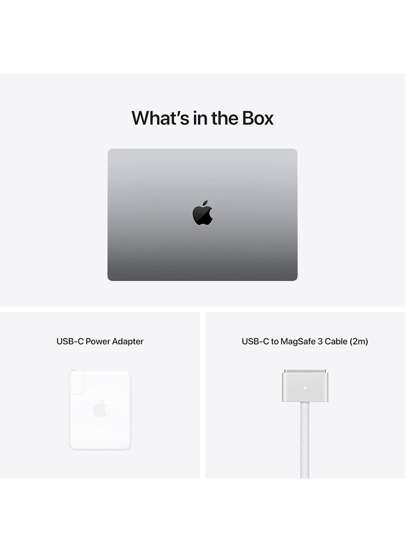 Apple - MacBook Pro 16-inch (M1 Pro, 10-core CPU, 16-core GPU, 16GB RAM, 8TB) English Space Grey - Image 1