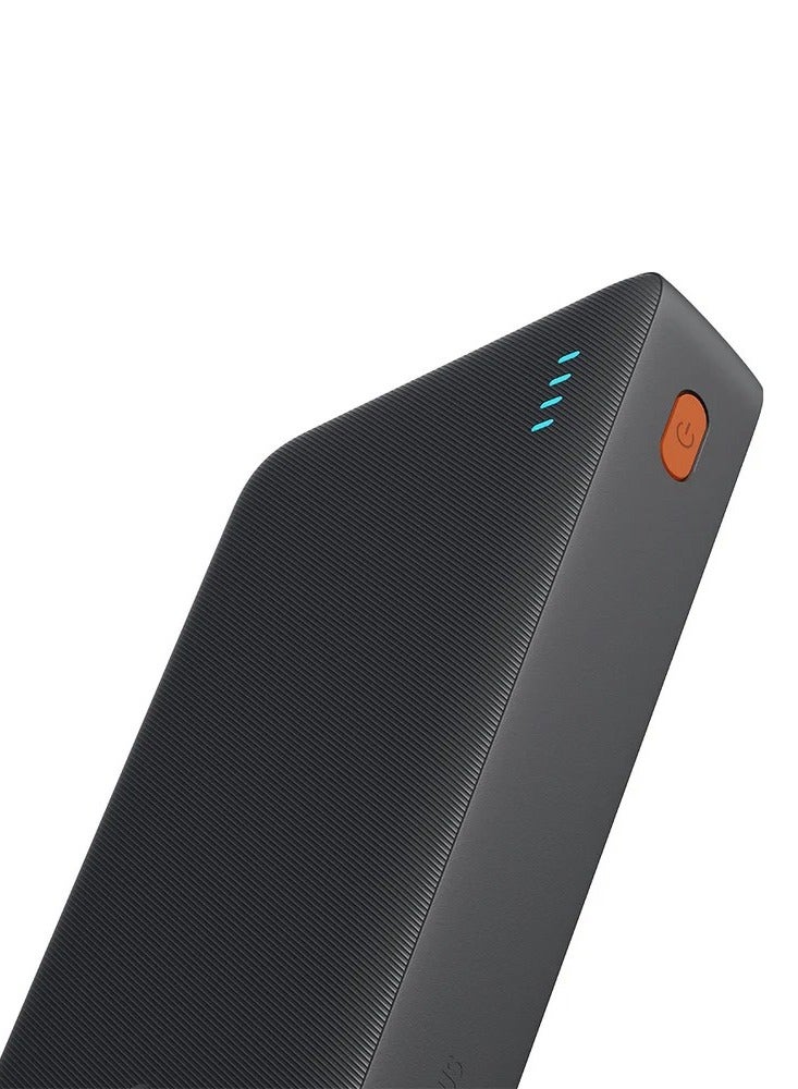 بيسوس باور بانك من بيسوس سعة 20000 ملي امبير بطارية متنقلة تعمل بقوة 20 واط يحتوي على ثلاثة منافذ يدعم الشحن السريع - اسود 20000 mAh - Image 5