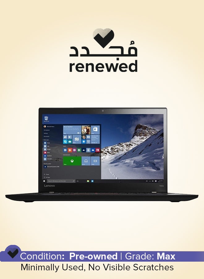 Lenovo - Renewed - ThinkPad T460 With 14-Inch FHD Display,Core i5 Processor/6th Generation/8GB Ram/512GB SSD/Intel HD Graphics English Black - Image 1