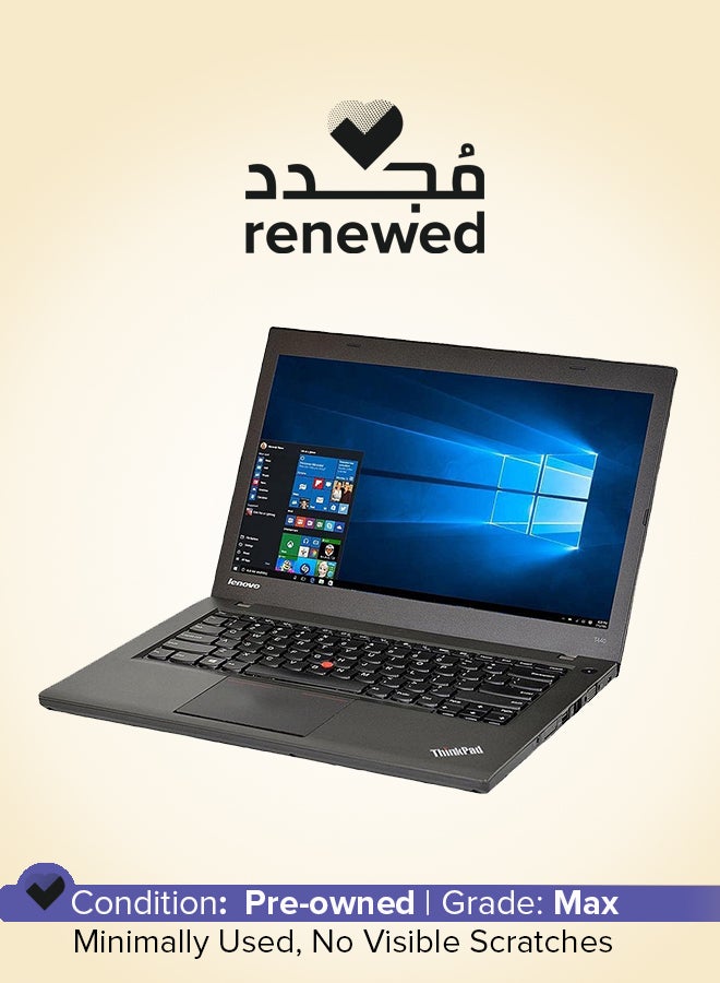 Lenovo Renewed - Thinkpad T440 Laptop With 14-Inch Display,Intel Core i5 Processor/4th Gen/8GB RAM/512GB SSD/Windows English Black