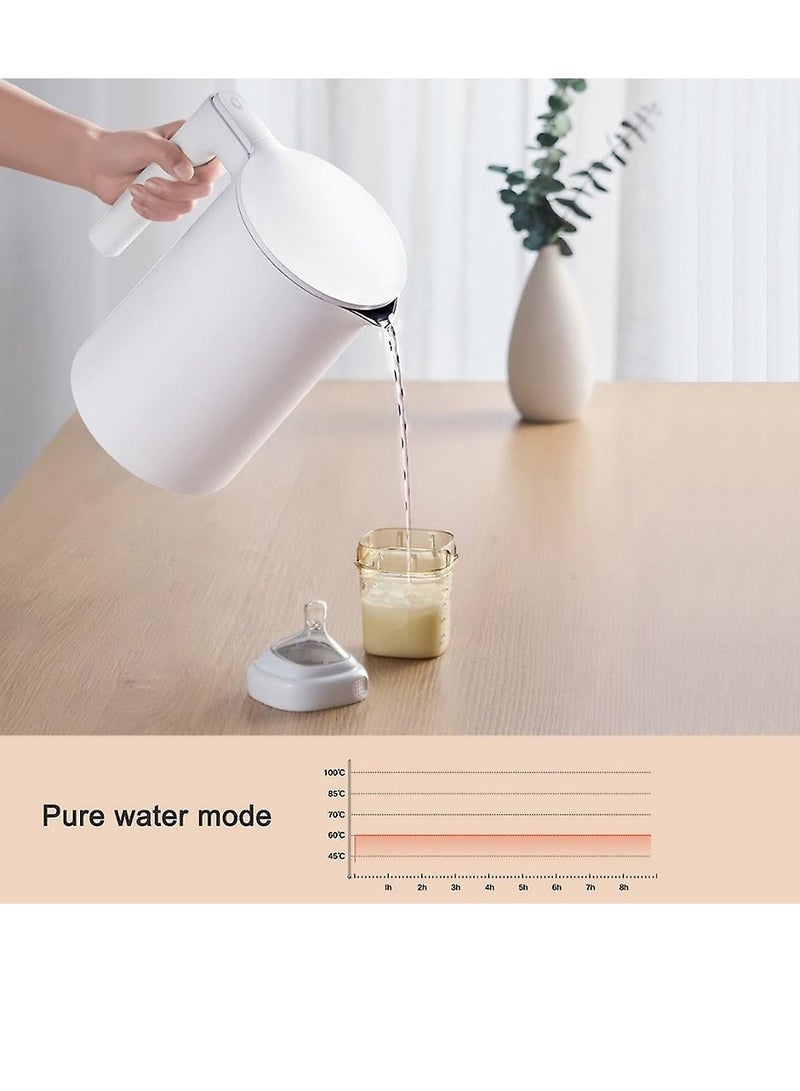 Xiaomi - MIJIA Constant Temperature Electric Kettle P1 Quiet Edition Temperature Display 1800W High Power 304 Stainless Teapots 1.5 L 1800 W MJJYSH02YM White - Image 1