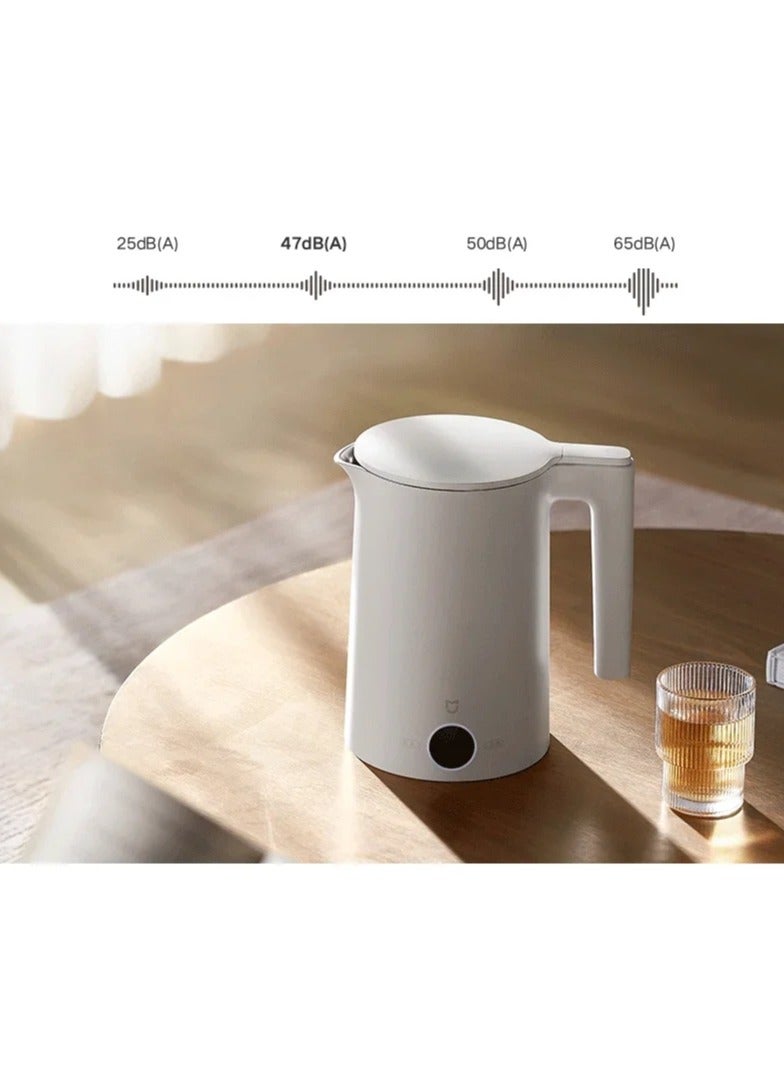 Xiaomi - MIJIA Constant Temperature Electric Kettle P1 Quiet Edition Temperature Display 1800W High Power 304 Stainless Teapots 1.5 L 1800 W MJJYSH02YM White - Image 1
