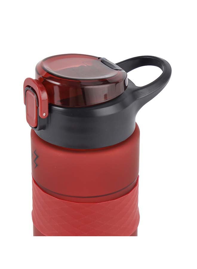 رويال فورد Royalford 700ml Water Bottle RF12162 Plastic Bottles with Flip Lid, Silicone Sipper and Straw, Strap Perfect for School, Office and Gym Leak-Proof Food-Grade and Elegant Design Multicolor  - Image 5