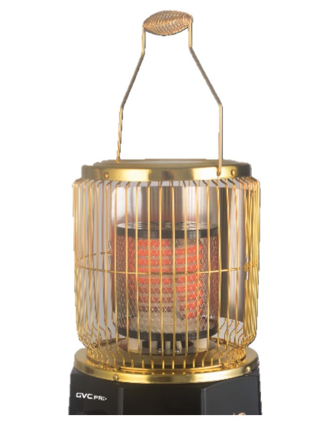 gvc pro Heater With Saudi Emblem Sword And Golden Palm Tree 2000 W GVCHT-2002B Gold/Black  - Image 5