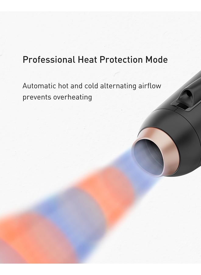 Panasonic - 2300W Ionic Hair Dryer With Powerful Airflow, 6 Airflow Settings, Professional Heat Protection, Concentrator Nozzle And Diffuser - Eh-Ne86-K685 Black - Image 1