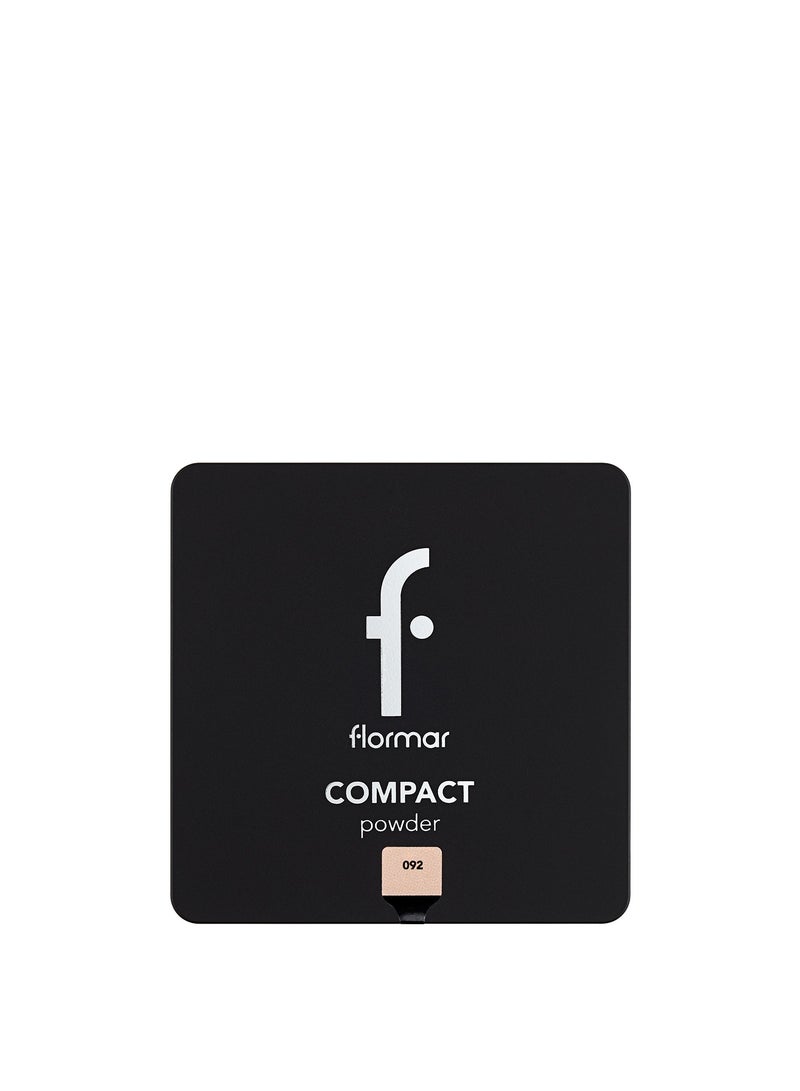 flormar Compact Face Powder 092 Medium Soft Peach - Image 1