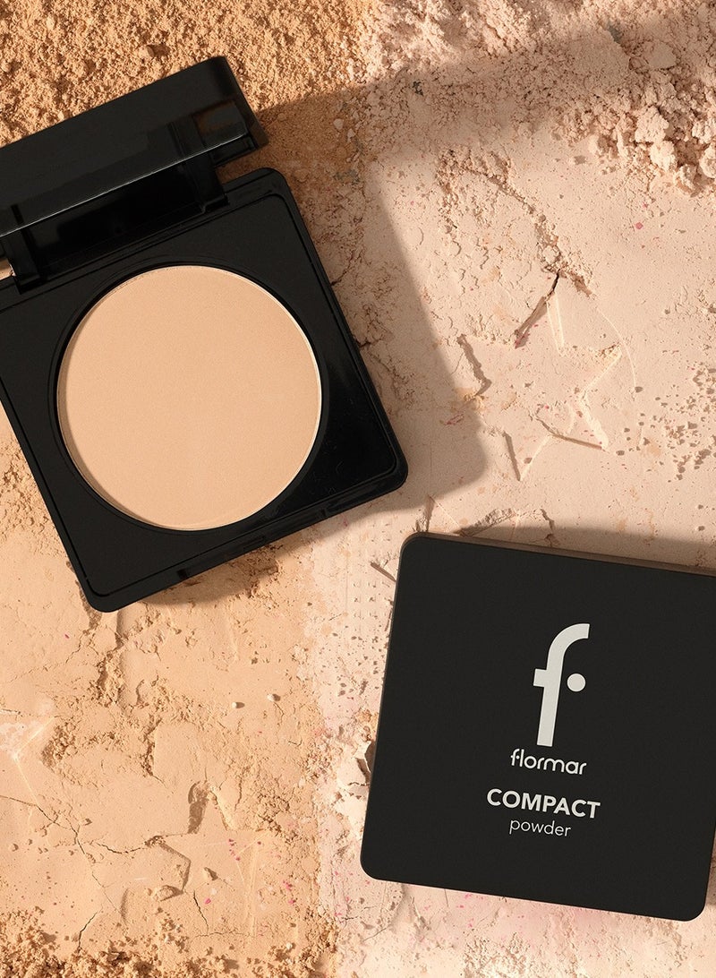 flormar Compact Face Powder 092 Medium Soft Peach - Image 3