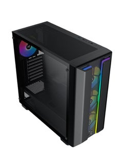 Xigmatek Gaming Y Pro Dual ARGB ATX Gaming Case, Elegant Meshed Grill Design Front Panel, Superior Airflow and Ventilation Design, Liquid Cooling Radiator up to 360mm, EN42218 Black  - Image 5