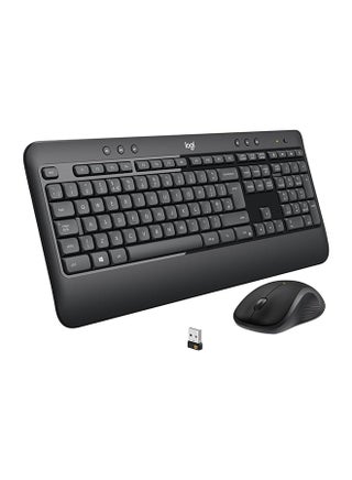 Logitech MK540 Advanced Wireless Keyboard and Mouse Combo for Windows, 2.4 GHz Unifying USB-Receiver, Multimedia Hotkeys, 3-Year Battery Life, for PC, Laptop, INTL Layout - Black Black - pnsku/N70077480V/45/_/1748858863/1bfad7aa-6ff8-4311-a8b2-80f8b0d2ccb5