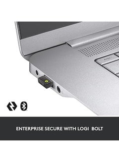 Logitech MX Master 3S for Business, Wireless Mouse with Quiet Clicks, 8K DPI, Secured Logi Bolt USB Receiver, Bluetooth, USB-C charging, MagSpeed Scrolling, Windows/Mac/Chrome/Linux - Grey Black  - Image 2