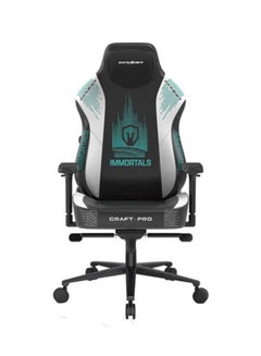 DXRacer Craft Pro - Immortals Edition Gaming Chair, Extra Wide And Thick Seat Cushion, Adjustable Armrests, Anti-Pinch Hand Protective Cover, Memory Foam Headrest - Black & White