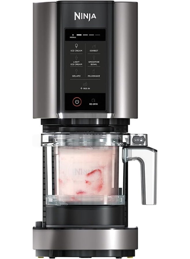 Ninja CREAMi Ice Cream & Frozen Dessert Maker [NC300ANZ] 7 Programs, Black/Silver 800 W NC300UKCO/NC300EU/NC300ANZ Black - Image 1