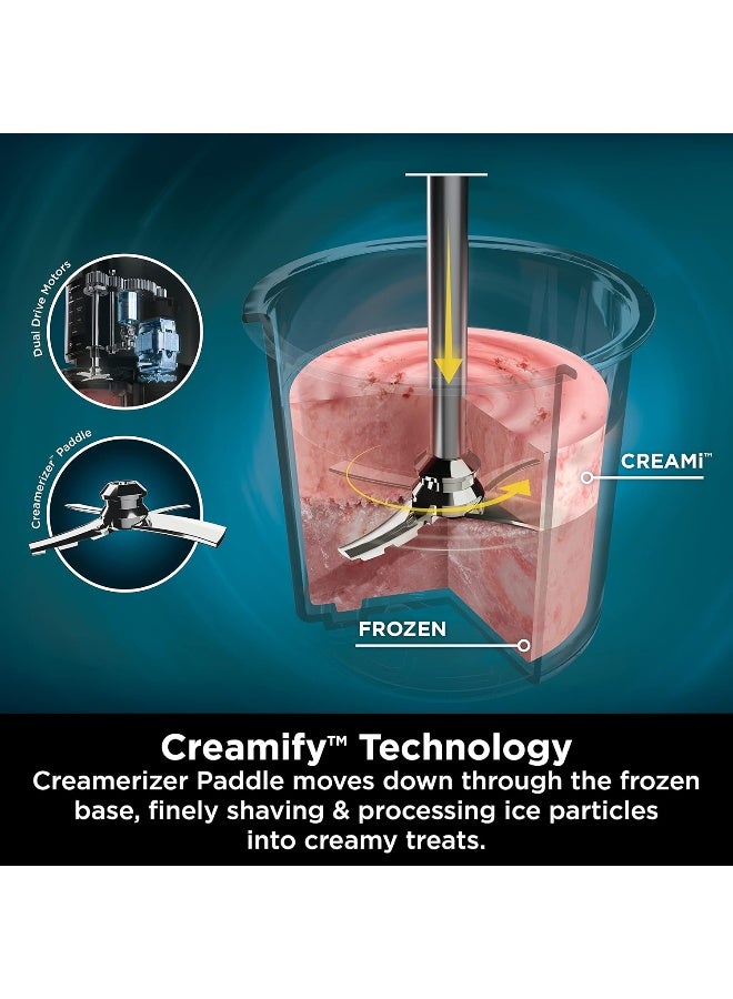 Ninja CREAMi Ice Cream & Frozen Dessert Maker [NC300ANZ] 7 Programs, Black/Silver 800 W NC300UKCO/NC300EU/NC300ANZ Black - Image 3