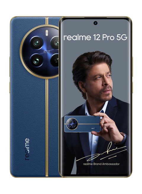 هاتف 12 Pro ثنائي الشريحة بلون أزرق داكن وذاكرة وصول عشوائي (RAM) سعة 8 جيجابايت وذاكرة داخلية 256 جيجابايت ويدعم تقنية 5G - إصدار الشرق الأوسط