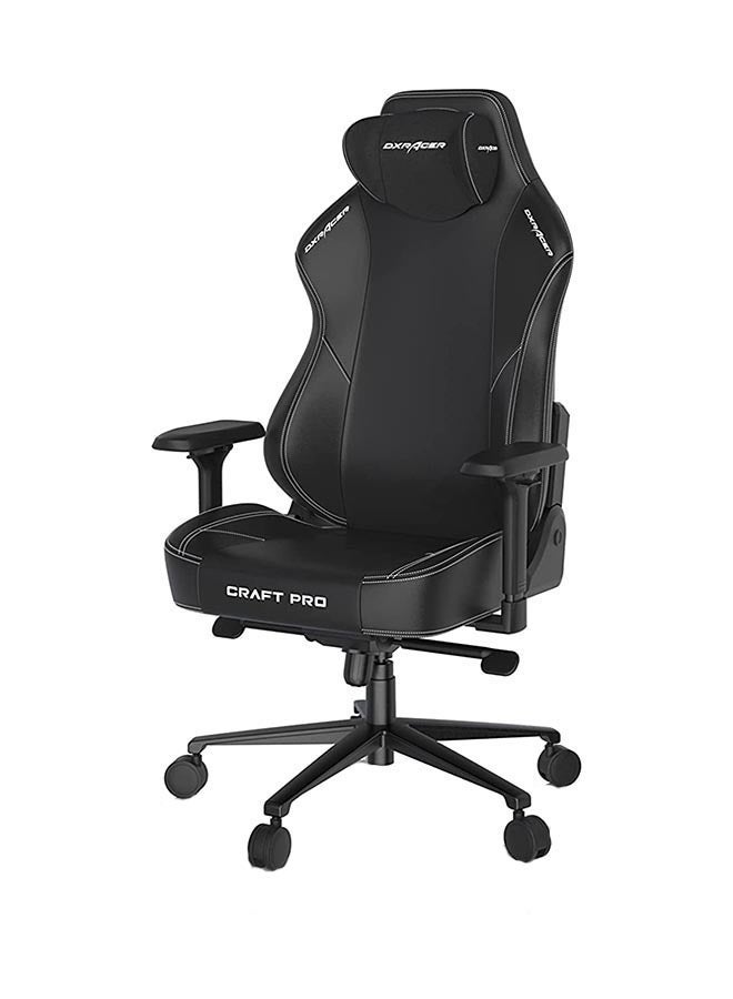 DXRacer - DXRacer Craft Pro Plus Classic-1 Gaming Chair, Extra Wide And Thick Seat Cushion, Adjustable Armrests, Anti-Pinch Hand Protective Cover, Memory Foam Headrest - Black - Image 1