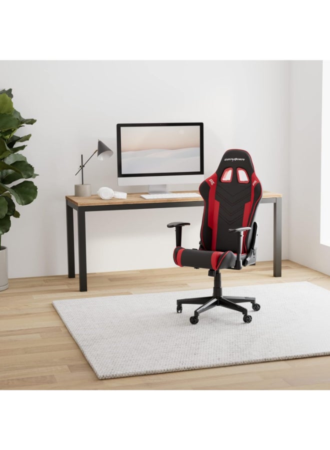 DXRacer Prince Series Gaming Chair, Premium PVC Leather Racing Style Office Computer Seat Recliner with Ergonomic Headrest and Lumbar Support, Standard, Black/Red - pnsku/N70077803V/45/_/1732102489/5cf8ebc7-6c3f-4d80-87c5-c5e750a0d45e