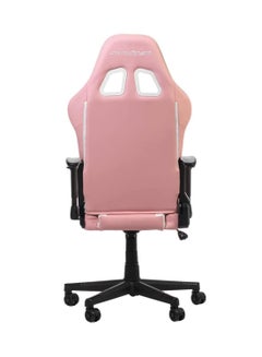 DXRacer Prince Series P132 Gaming Chair - Ergonomic Design with 1D Adjustable Armrests, Soft Surface Upholstery, High-Quality Materials, Customizable Recline, Sturdy Metal Base, Smooth-Rolling Casters, Pink and White | GC-P132-PW-F2  - Image 5