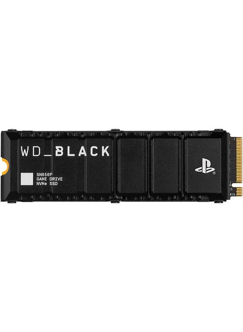 WD - أسود SN850P 2 تيرابايت داخلي SSD PCIe Gen 4 x4 مع مبدد حرارة PS5