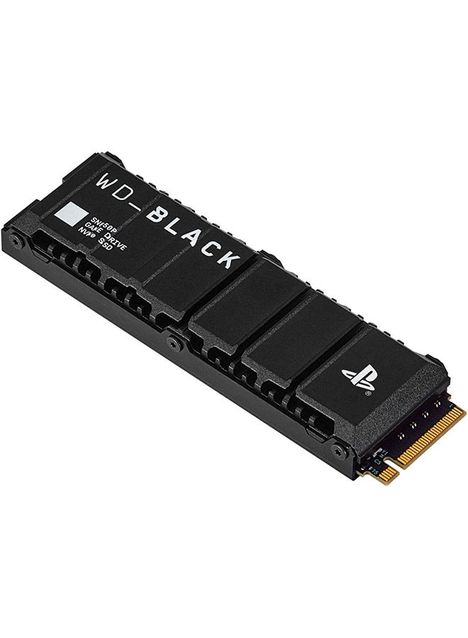 WD - أسود SN850P 2 تيرابايت داخلي SSD PCIe Gen 4 x4 مع مبدد حرارة PS5