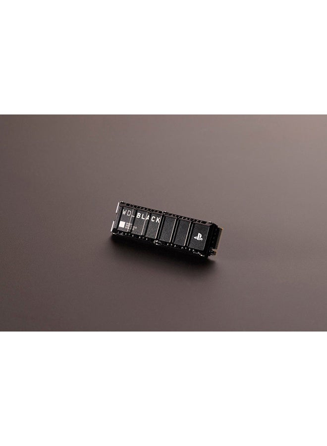 WD - أسود SN850P 2 تيرابايت داخلي SSD PCIe Gen 4 x4 مع مبدد حرارة PS5