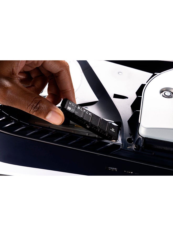 WD - أسود SN850P 2 تيرابايت داخلي SSD PCIe Gen 4 x4 مع مبدد حرارة PS5