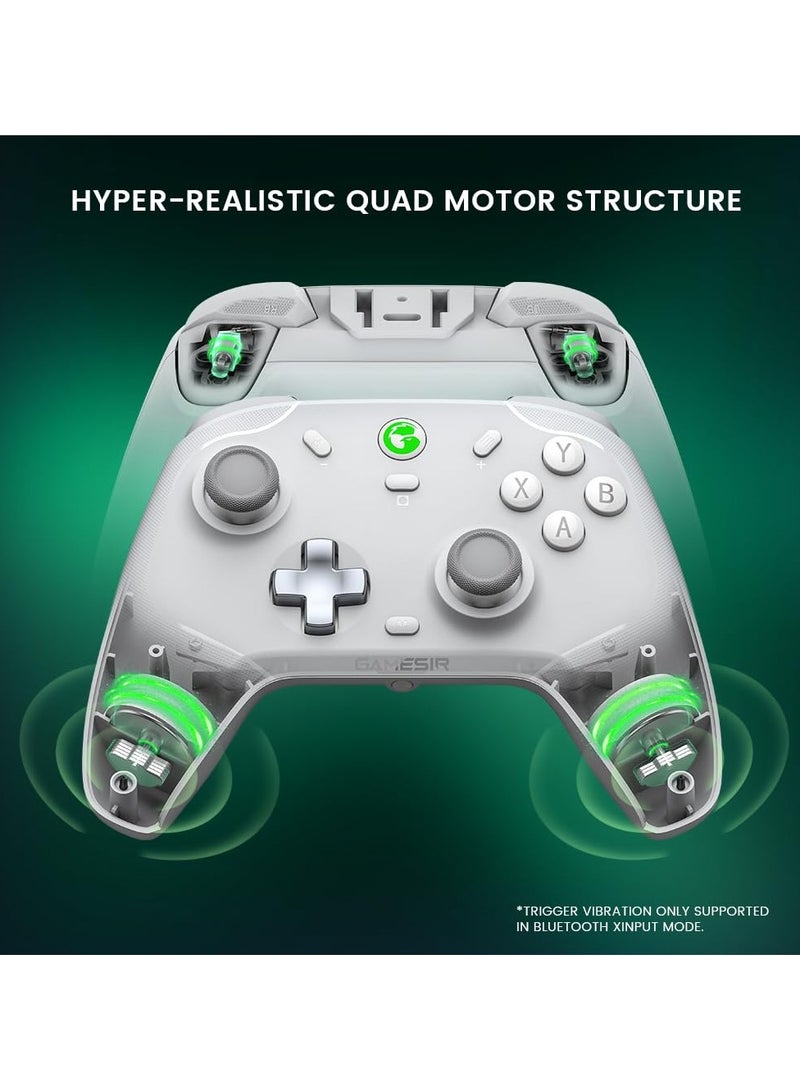 جيم سير وحدة تحكم وايرلس برو T4 سايكلون برو لجهاز سويتش/لايت/OLED، وحدة تحكم بتأثير هول (بدون انزلاق) لجهاز ويندوز PC، macOS، ستيم ديك، أندرويد و iOS - Image 5