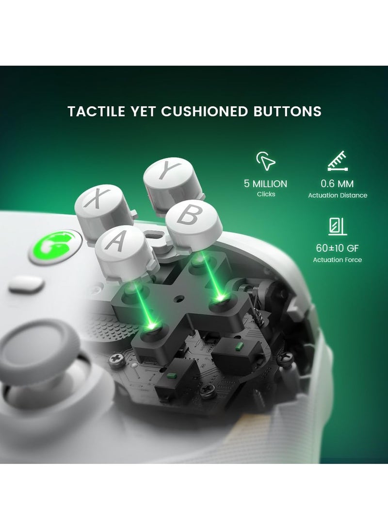 جيم سير وحدة تحكم وايرلس برو T4 سايكلون برو لجهاز سويتش/لايت/OLED، وحدة تحكم بتأثير هول (بدون انزلاق) لجهاز ويندوز PC، macOS، ستيم ديك، أندرويد و iOS - Image 4