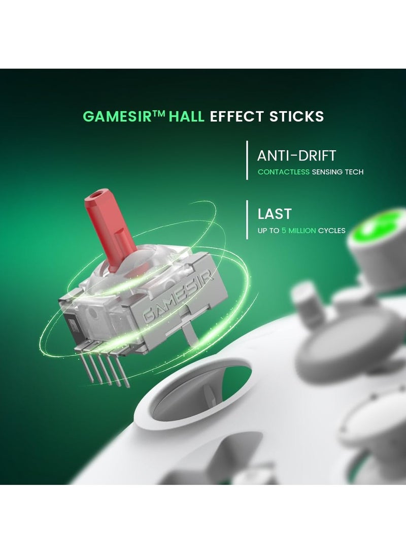 جيم سير وحدة تحكم وايرلس برو T4 سايكلون برو لجهاز سويتش/لايت/OLED، وحدة تحكم بتأثير هول (بدون انزلاق) لجهاز ويندوز PC، macOS، ستيم ديك، أندرويد و iOS - Image 2