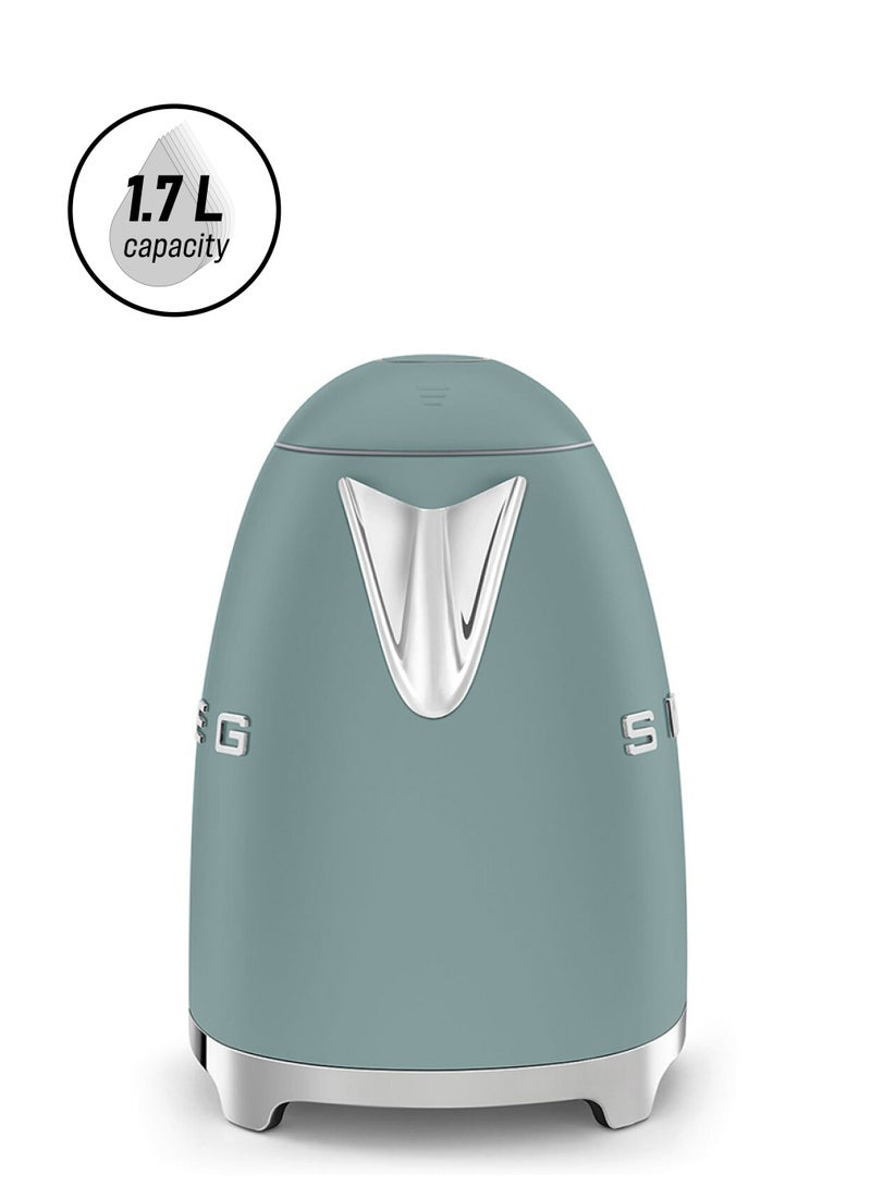 smeg 50s Retro Style Aesthetic Electric Kettle 1.7 L 2400 W KLF03EGMAU Emerald Green  - Image 1