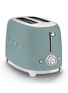 smeg 50s Retro Style 2 Slice Toaster 950 W TSF01EGMAU Emerald Green  - Image 2