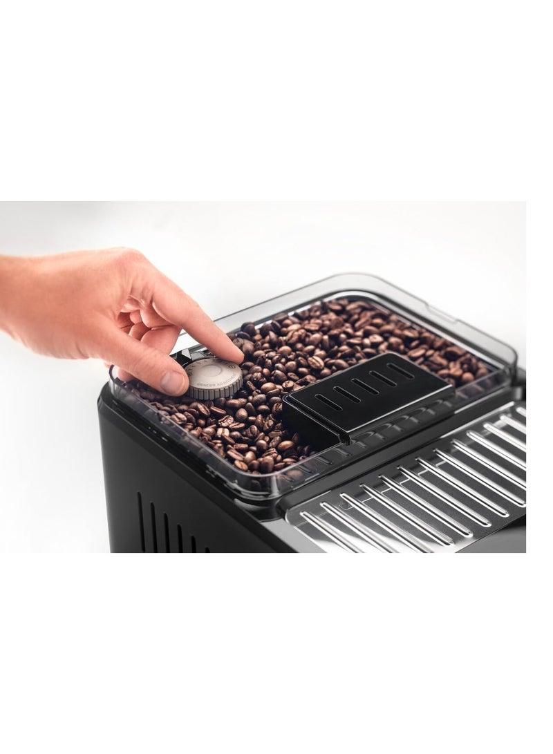 De'Longhi Delonje Aleta Cold Pro Automatic Coffee Machine With Crema Hot Cool Latte Technology Intuitive Color Screen Cool Extraction Technology TFT Screen 3.5 inch wifi silver 1.8 L 1450 W ECAM450.65.S silver - Image 4