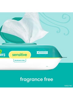 Pampers Sensitive Baby Wipes, Water Based, Hypoallergenic And Unscented, 1 Flip-Top (56 Wipes Total)  - Image 3