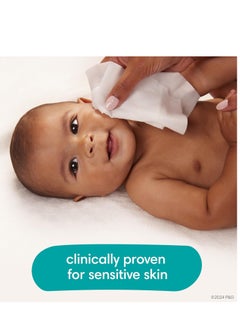 Pampers Sensitive Baby Wipes, Water Based, Hypoallergenic And Unscented, 1 Flip-Top (56 Wipes Total)  - Image 4