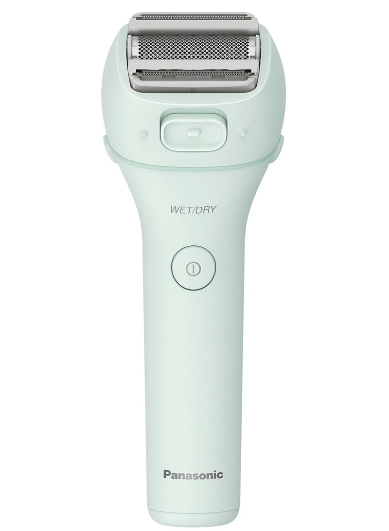 Panasonic Close Curves Electric Razor For Women, Cordless 3-Blade Shaver With Pop-Up Trimmer, Wet Dry Operation - ES-WL60-G (Mint)  - Image 1