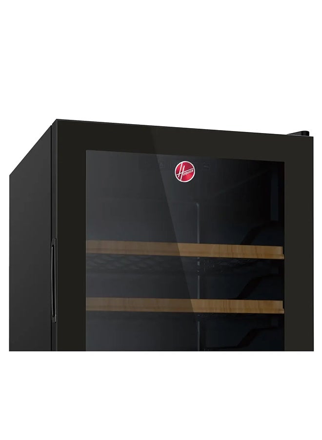 HOOVER 165L Beverage Cooler, Adjustable Thermostat, Wooden Shelf, With Led Light 165 L 50 W HBCK165B Black - Image 2