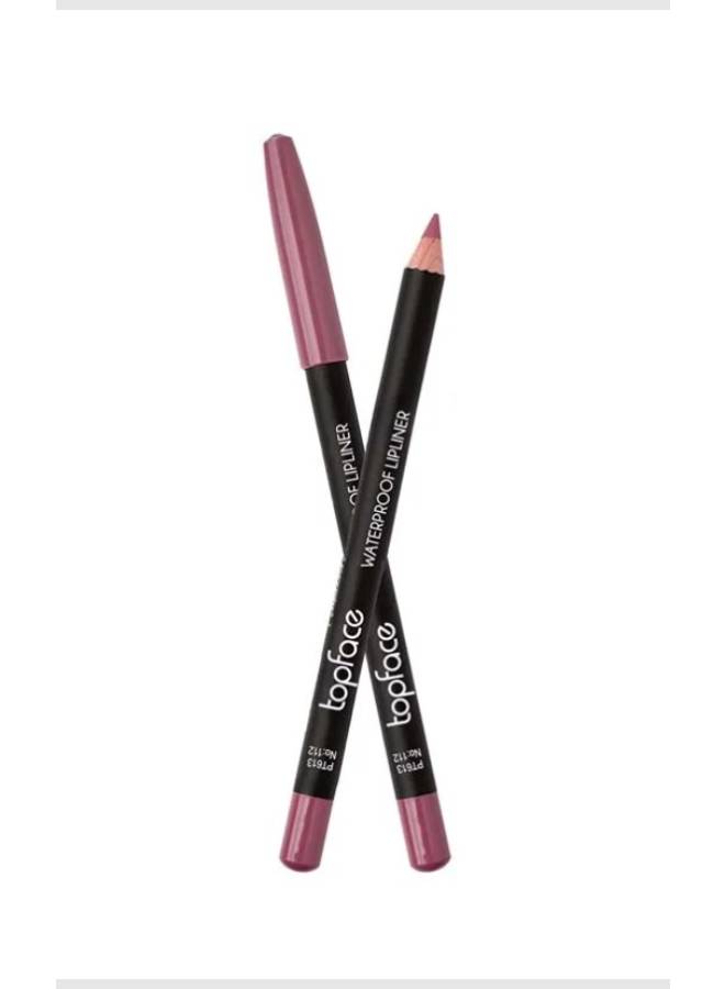 توب فايس قلم تحديد الشفاه المقاوم للماء رقم 112