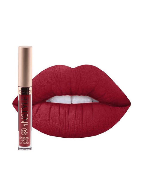 Instyle Extreme Matte Lip Paint 027 Dark Red