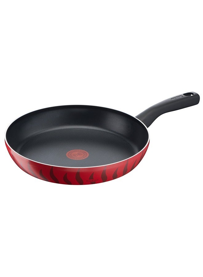 Tefal New Tempo Flame Frying Pan Red 26cm - Image 1