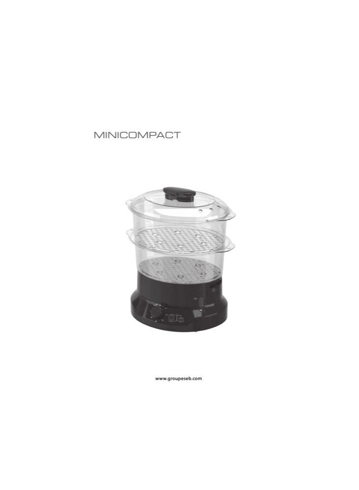 TEFAL STEAM COOKER BLACK VC139865 Black - Image 2