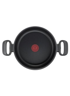Tefal TEFAL Stewpot 26 cm | Tempo Flamme Cookware | 6.5 liters | Aluminium | Safe non stick coating | Lid | Stovetop Compatibility | Stewing recipes | Red | Made in France | 2 Years Warranty | C3045285 Red 26cm  - Image 2